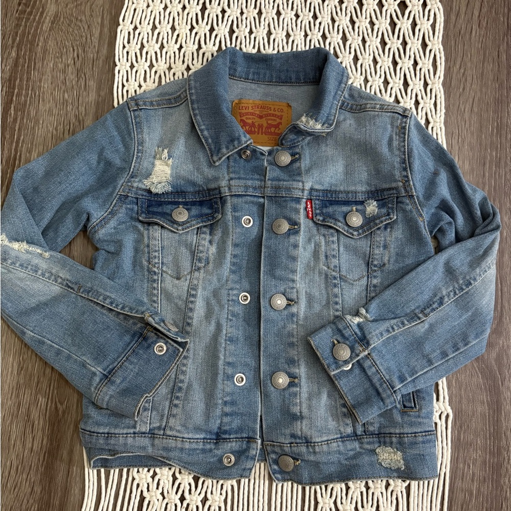 Levi’s distressed denim jacket